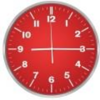 Изображение Настенные часы CENTEK CT-7100 красный