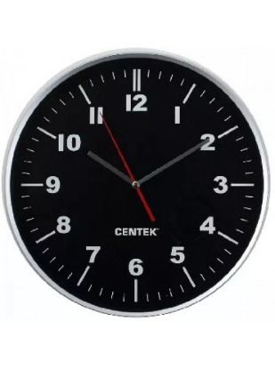 Изображение Настенные часы CENTEK CT-7100 черный