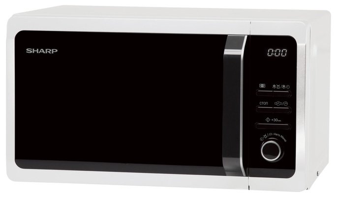 Изображение Микроволновая печь Sharp R-2852RW (800 Вт  20 л    белый)
