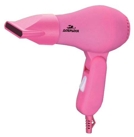 Изображение Компактный фен Добрыня DO-2007R (1200 Вт /розовый)