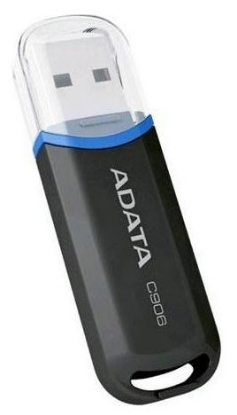 Изображение USB flash ADATA C906,(USB 2.0/32 Гб)-черный (AC906-32G-RBK)