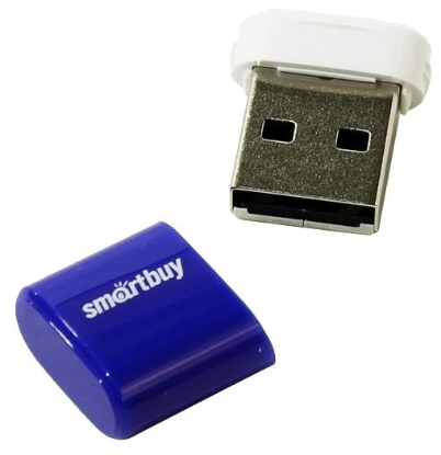 Изображение USB flash SmartBuy Lara,(USB 2.0/16 Гб)-синий (SB16GBLARA-B)