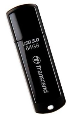 Изображение USB flash Transcend JetFlash 700,(USB 3.0/64 Гб)-черный (TS64GJF700)