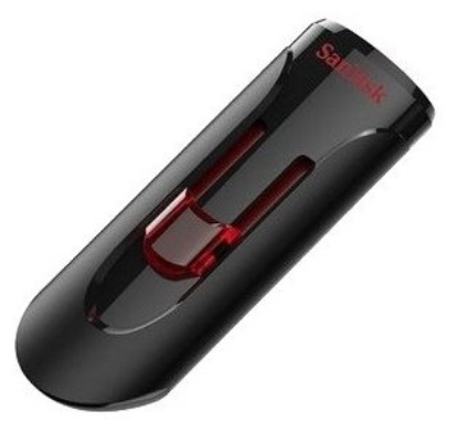 Изображение USB flash SanDisk Cruzer Glide,(USB 3.0/16 Гб)-черный (SDCZ600-016G-G35)