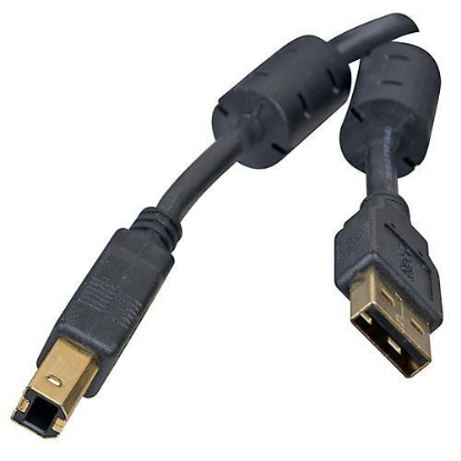 Изображение Кабель соединительный 5BITES UC5010-018A USB 2.0 A USB 2.0 B черный 1,8 м