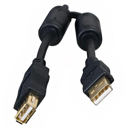 Изображение Кабель соединительный 5BITES UC5011-050A USB 2.0 A USB 2.0 A черный 5 м