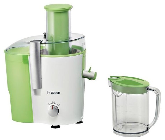 Изображение Соковыжималка Bosch MES25G0 (центробежная/700 Вт /зеленый, белый)
