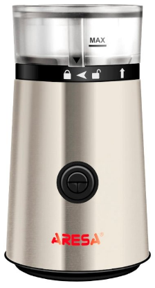 Изображение Кофемолка Aresa AR-3605 (65 г/300 Вт /серебристый)