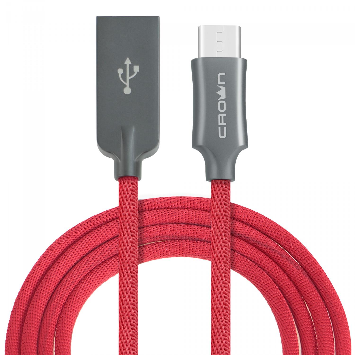 Изображение Кабель соединительный Crown CMCU-3132C USB 2.0 A USB 3.0 C красный 1 м
