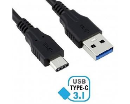 Изображение Кабель соединительный SmartBuy IK-3112 USB 2.0 A USB 3.1 C черный 1,2 м