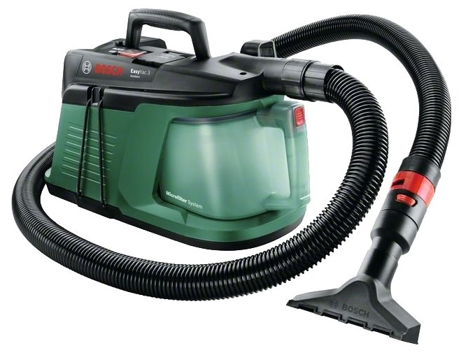 Изображение Строительный пылесос Bosch EasyVac 3 (700 Вт , мешок,  очистка)