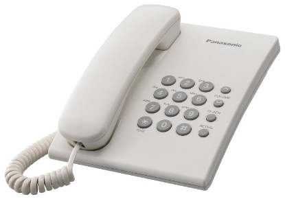 Изображение Проводной телефон Panasonic KX-TS2350RUW,белый