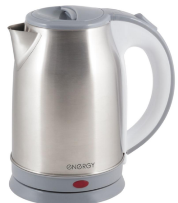 Изображение Электрический чайник Energy E-202 (2000 Вт/1,7 л /металл, пластик/серебристый)