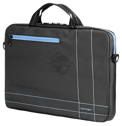 Изображение Сумка или рюкзак для ноутбука Continent CC-201 серый/синий (15.6"/синтетический)