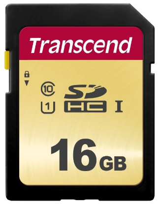 Изображение Карта памяти Transcend SDHC Class 10 16 Гб  TS16GSDC500S