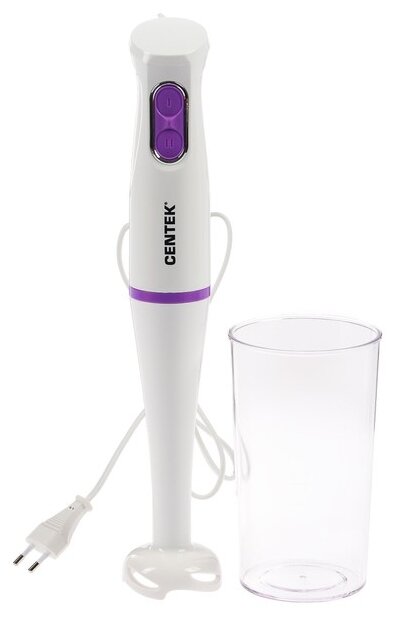 Изображение Блендер CENTEK CT-1317 (погружной/400 Вт/фиолетовый, белый)