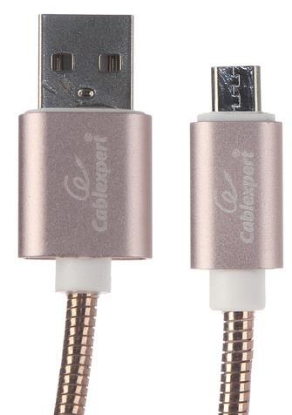 Изображение Кабель соединительный Gembird CC-G-mUSB02Cu-0.5M USB 2.0 A Micro USB 2.0 B золотистый 0,5 м