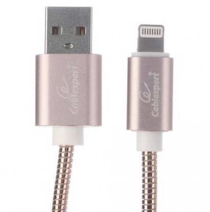 Изображение Кабель соединительный Gembird CC-G-APUSB02Cu-0.5M USB 2.0 A Lightning 8P золотистый 0,5 м