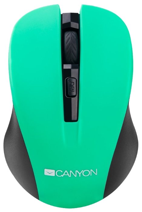 Изображение Мышь Canyon CNE-CMSW1GR зеленый