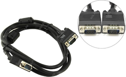 Изображение Кабель 5BITES APC-133-018 VGA-VGA (черный) (1,8 м)