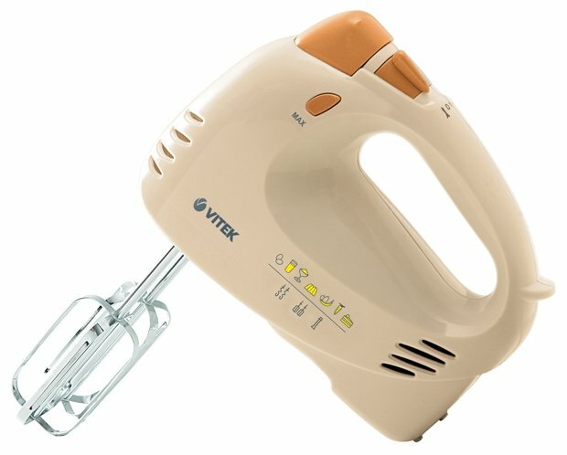 Изображение Миксер VITEK VT-1404 Y (300 Вт /бежевый)