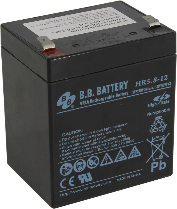 Изображение Аккумулятор для ИБП B.B.Battery HR 5.8-12