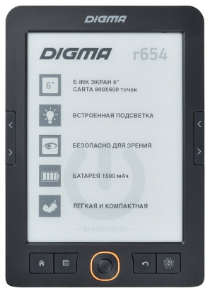 Изображение Электронная книга Digma r654