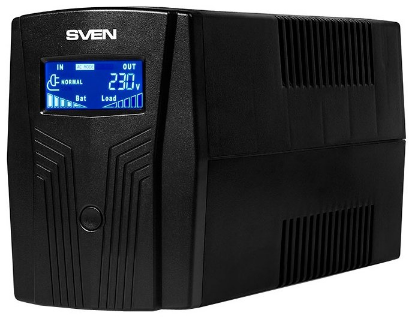 Изображение ИБП Sven Pro 650 (LCD, USB) (интерактивный 390 Вт  ступенчатая аппроксимация синусоиды)