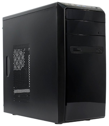 Изображение Корпус Powerman ES726 (mATX, черный, 450 Вт)/()