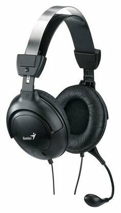 Изображение Компьютерная гарнитура Genius HS-M505X  (с проводом, полноразмерные)