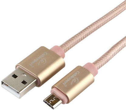 Изображение Кабель соединительный Cablexpert CC-U-mUSB01Gd-1M USB 2.0 A Micro USB 2.0 B золотистый 1 м