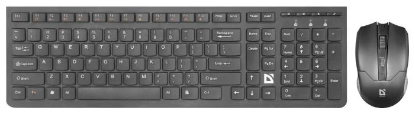 Изображение Комплект клавиатура и мышь Defender Columbia C-775 Black USB