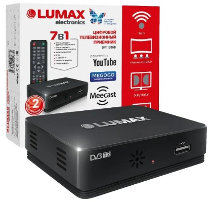 Изображение Телевизионная приставка Lumax DV-1120HD (черный)