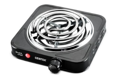 Изображение Плита настольная CENTEK CT-1508 (электрическая, эмаль, черный)