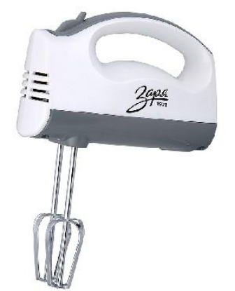 Изображение Миксер Заря 312-04 (200 Вт /серый, белый)