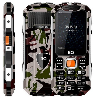 Изображение Мобильный телефон BQ 2432 Tank SE,зеленый