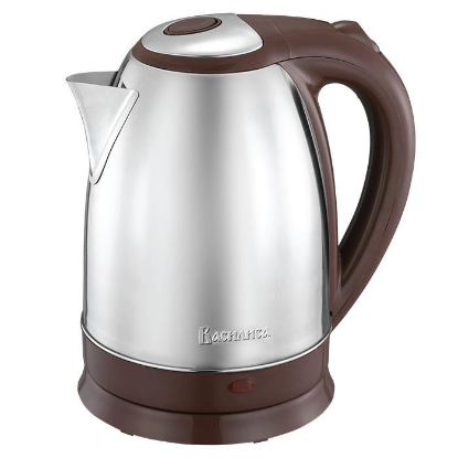 Изображение Электрический чайник Василиса ВА-1022 (2000 Вт/1,8 л /сталь, пластик/коричневый, серебристый)