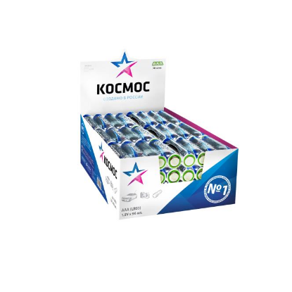 Изображение Батарейка Космос LR03_96BOX (AAA (R03,286,LR03) 1,5 В  щелочная (алкалиновая))