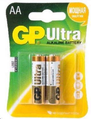 Изображение Батарейка GP 15AU-CR2 Ultra (AA (R6,316,LR6) 1,5 В  щелочная (алкалиновая))