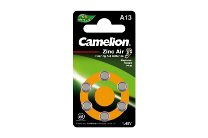 Изображение Батарейка Camelion A13-BP6 6шт/уп (PR48 (ZA13,V13A,DA13) 1,4 В 280 мА*час воздушно-цинковая)