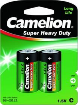 Изображение Батарейка Camelion R14P-BP2G 2шт/уп (C (R14,LR14,А343) 1,5 В  солевая)