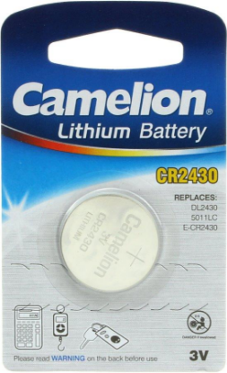 Изображение Батарейка Camelion CR2430-BP1 (CR2430 (5011LC) 3 В  Lithium)