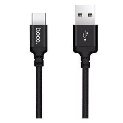 Изображение Кабель соединительный Hoco X14 USB 2.0 A Lightning 8P черный 1 м