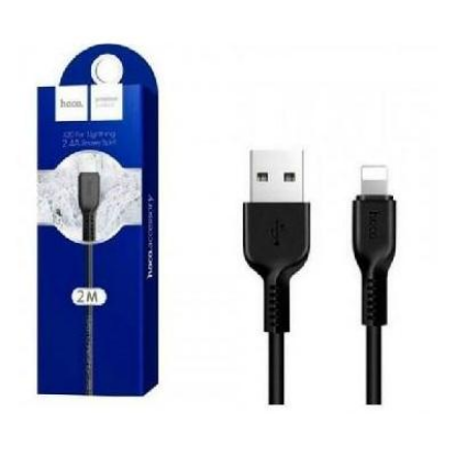 Изображение Кабель соединительный Hoco X20 USB 2.0 A Lightning 8P черный 1 м