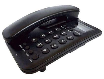 Изображение Проводной телефон Вектор ВЕКТОР 556/02 BLACK,черный