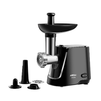 Изображение Мясорубка Aresa AR-2104 (2000 Вт /2,5 кг/мин/серебристый, черный)
