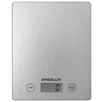 Изображение Весы кухонные Ergolux ELX-SK02-С03 (серебристый)