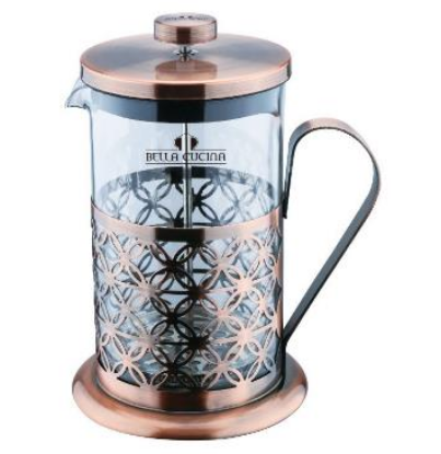 Изображение Френч-пресс Bella Cucina BC-1107, 350 мл,бронзовый