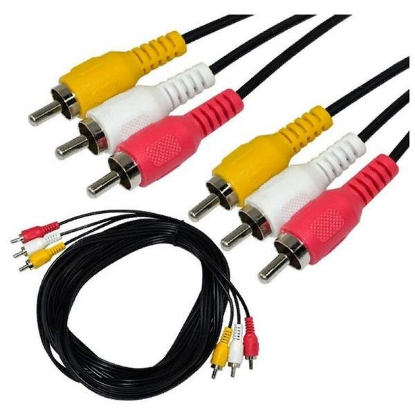 Изображение Кабель соединительный 5BITES AC3R-010M RCA x3-RCA x3 (черный) (1 м)