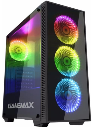 Изображение Корпус GameMax Draco XD MFG. A363-TA (ATX, черный, без БП)/()